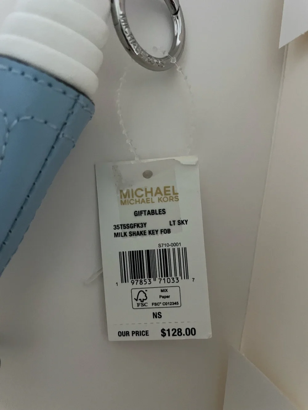 MICHAEL KORS MILKSHAKE KEY FOB CHARM